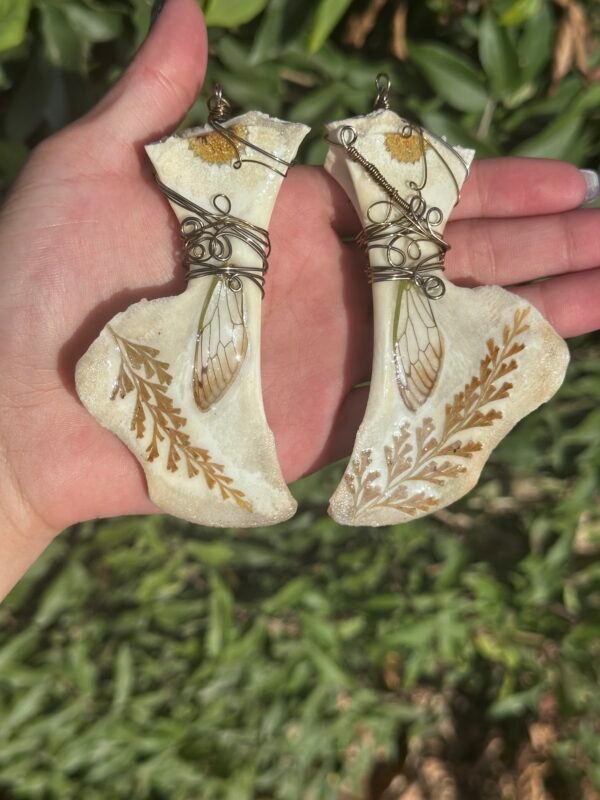 Coyote Pelvis Earrings - Image 2