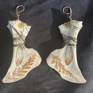 Coyote Pelvis Earrings